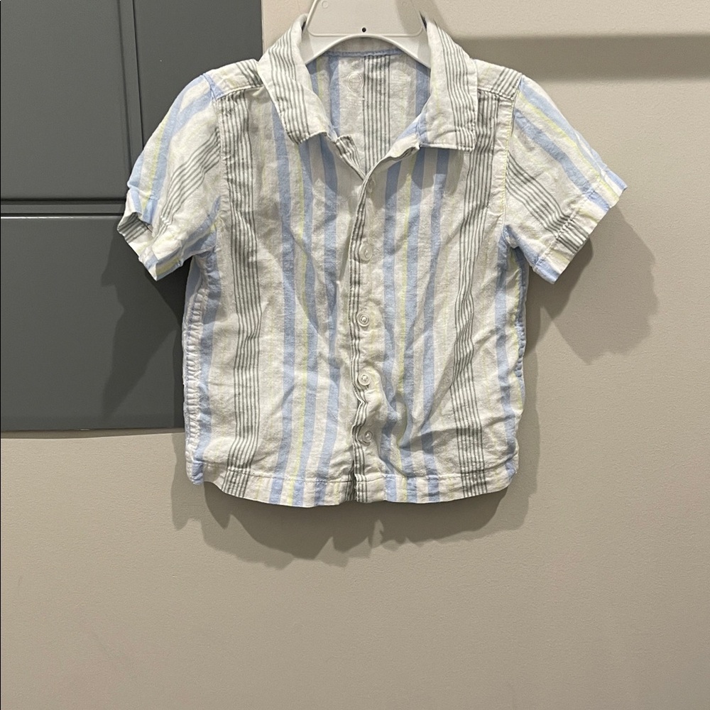 2T Wonder Nation Striped Dress Shirt
